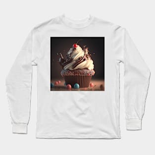 Cupcake Long Sleeve T-Shirt